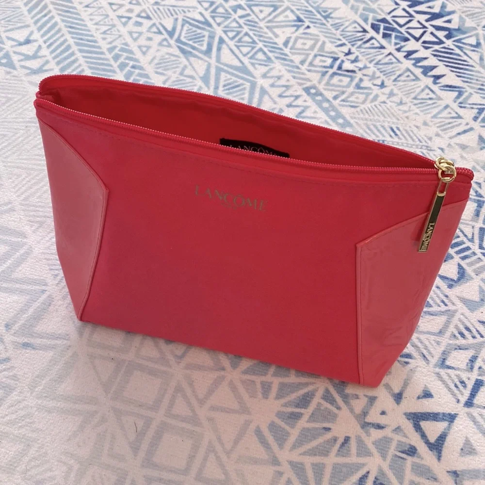 Lancôme Hot Pink Makeup Bag